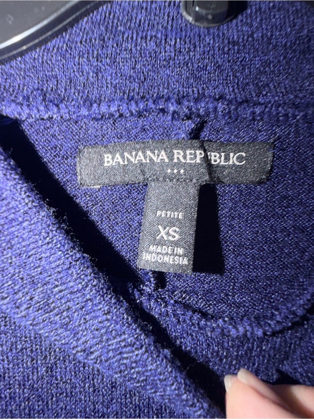 Banana Republic purple mock-neck sweater dress